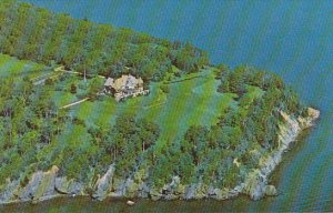 Canada Aerial View Beinn Bhreagh Baddeck Cape Breton Nova Scotia