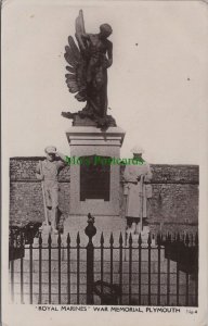 Devon Postcard - Plymouth, Royal Marines War Memorial  RS32878