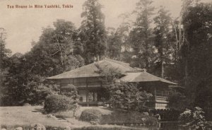 Tea House In Mito Yashiki Tokyo Antique Japanese Postcard