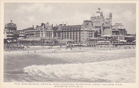 New Jersey Atlantic City The Shelburne Dennis Marlborough Blenheim  Albertype