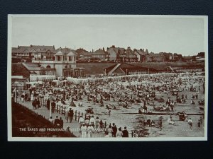 Kent MARGATE Sands & Promenade Westbrook c1933 Postcard by Valentine