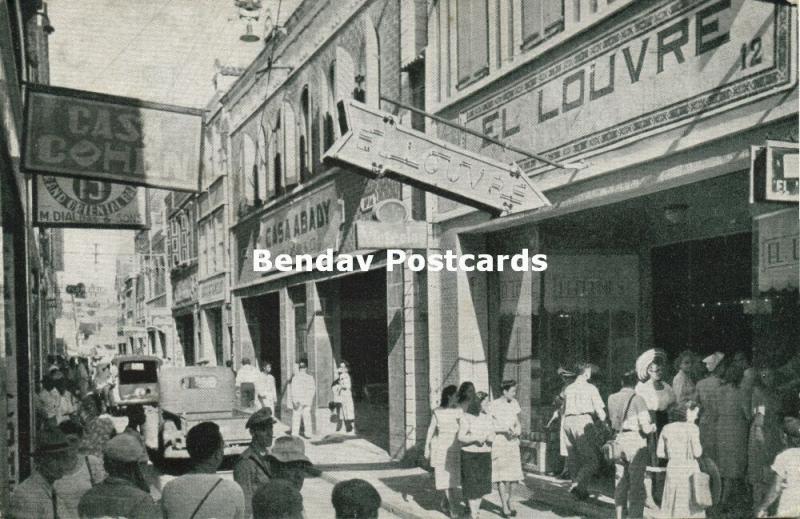 curacao, N.W.I., WILLEMSTAD, Heerenstraat, Main Street El Louvre (1950)