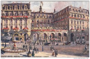 FRANKFURT A. MAIN, Hesse, Germany, 1900-1910's; Grand Hotel Frankurter Hof