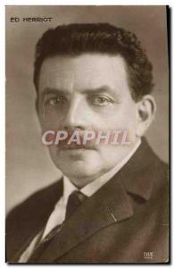 Postcard Former President of the Republic Edouart Herriot