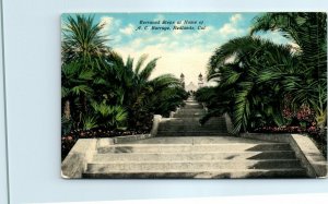 M-25836 Terraced Steps at Home of Albert Cameron Burrage Redlands California