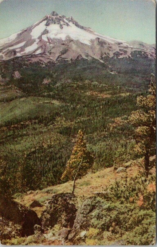 Mt. Jefferson Oregon Union Oil Advertising Unused Postcard G11