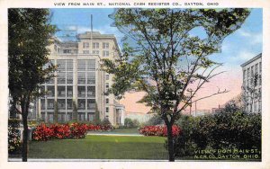 National Cash Register Company Dayton Ohio 1942 linen postcard