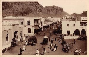 Aden Yemen birds eye view part of city real photo pc Z19989