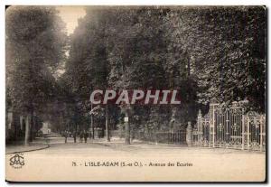 Old Postcard L isle adam (S and O) the avenue stables