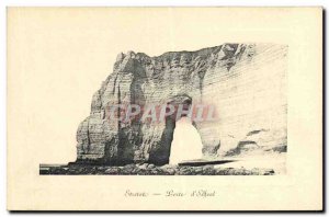 Old Postcard Porte d Aval Etretat