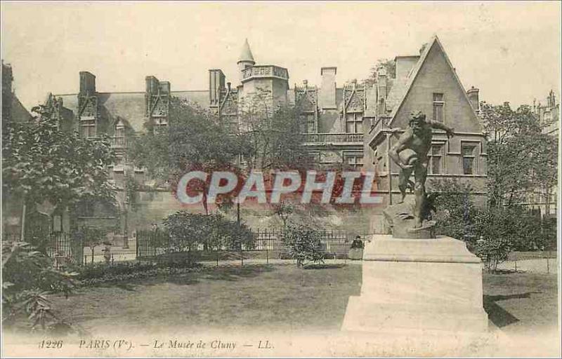 Old Postcard Paris (Ve) The Museum of Cluny