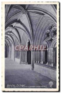 Postcard Old Batalha Portugal Sala do Capitulo