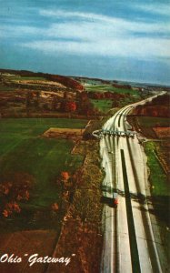 Vintage Postcard Pennsylvania Turnpike World's Greatest Highway Ohio Gateway OH