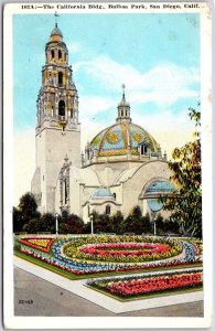 The California Building Balboa Park San Diego California CA Postcard