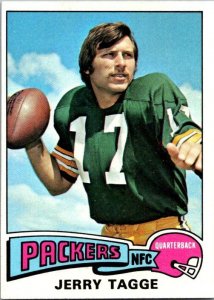 1975 Topps Football Card Jerry Tagge Green Bay Packers