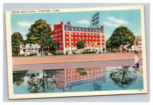 Vintage 1951 Advertising Postcard Roger Smith Hotel Stamford Connecticut