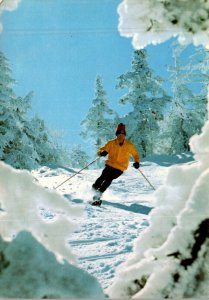 Vermont Picturesque Skiing Scene