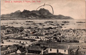 Cabeça do Washington Cape Verde Islands São Vicente Vintage Postcard C064