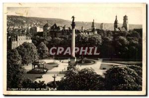 Deutschland - Germany - Germany - Stuttgart mit Altem Schloss - - Old Postcard