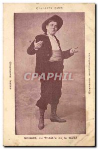 Old Postcard soums of Theater of the Gaite gay Songs