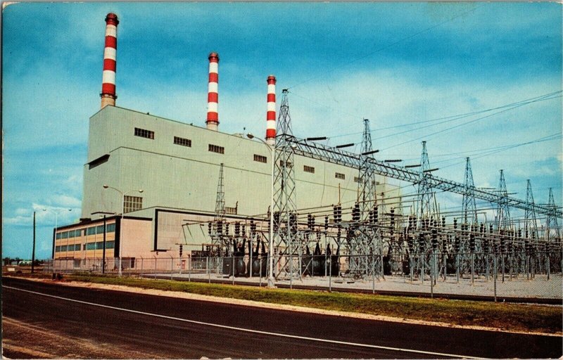 Memphis Steam Generating Plant, Memphis TN c1966 Postcard C37