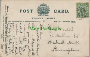 Genealogy Postcard - Rostill or Roskill - 20 Hallam Street, Birmingham RF7673