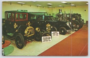 Fort Meyers FL~Black Edisons 1908 Cadillacs Model T Edison Home~Vintage Postcard