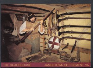 America Postcard - The Guardhouse, Jamestown Settlement, Virginia  T8585