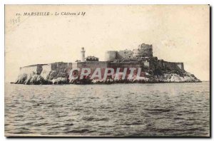 Old Postcard Chateau d'If Marseille