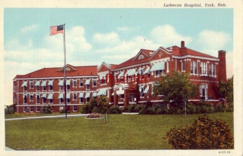 LUTHERAN HOSPITAL, YORK, NE. 