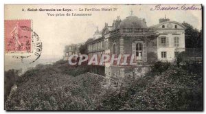 Old Postcard Saint Germain en Laye The Herni IV pavilion View from the & # 39...