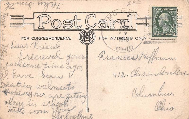 D89/ McGaw Ohio Postcard c1910 Dutch Children Greetings Portsmouth Scioto County