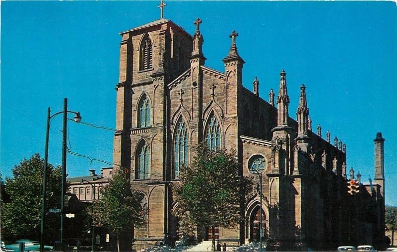 Columbus Ohio~St Josephs Cathedral~1950s PC