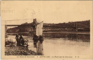 CPA AUVILLAR le Pont sur la garonne (979375)