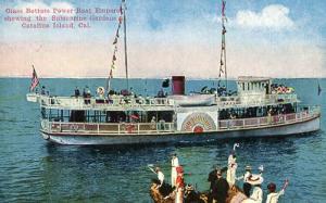 CA - Avalon, Catalina Island. Glass Bottom Boat Emperor