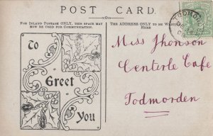 Todmordon Cafe Yorkshire Fashion 1908 Old RPC Postcard