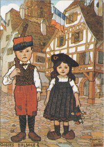 Children's Art Postcard - Hansi, L'Alsace Merveilleuse De Hansi RR17360