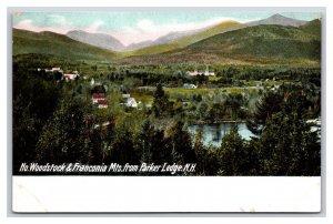 View From Parker Ledge North Woodstock New Hampshire NH UNP DB Postcard H20