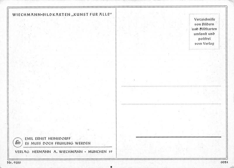 Emil Ernft Heinsdorff - Kunst Fur Alle