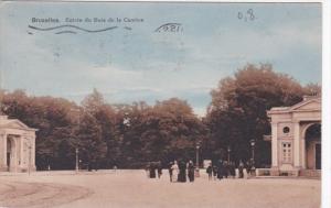 Belgium Bruxelles Entree du Bois de la Cambre 1911