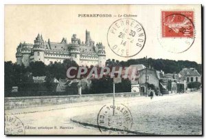 Old Postcard Pierrefonds Chateau