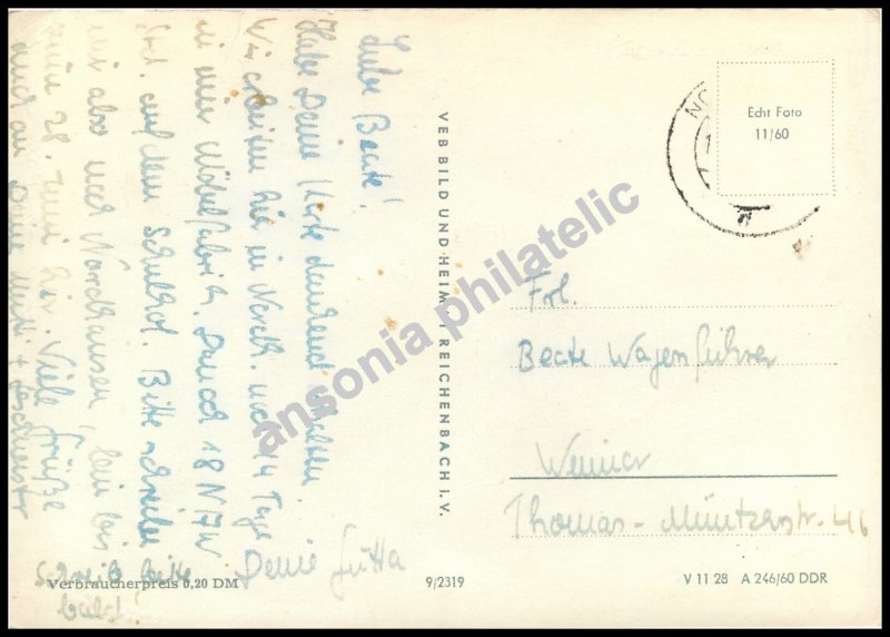 VINTAGE POSTCARD: German Image Post Card