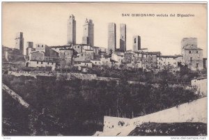 San Gimignano Veduta Dal Bigazzino, San Gimignano (Siena), Tuscany, Italy, 19...