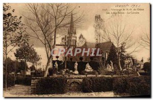 Old Postcard Pilgrimage of Our Lady of Holy Places Chene Calvary