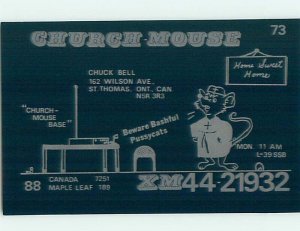 Pre-1980 RADIO CARD - CB HAM OR QSL St. Thomas Ontario ON AH2867