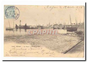 Royan Postcard Old Harbor at low tide (boats)