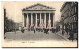 Old Postcard Paris La Madeleine