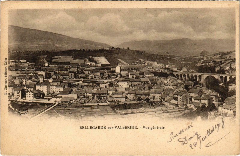 CPA BELLEGARDE sur VALSerine - Vue générale (89399)