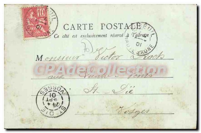 Postcard Old City Hall Lexeuil