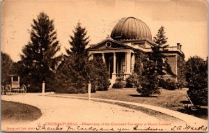 Postcard Observatory of the Cincinnati University of Mount Lookout Ohio